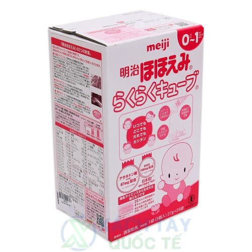 Sữa Meiji số 0 dạng 24 thanh dành cho bé 0 đến 12 tháng tuổi