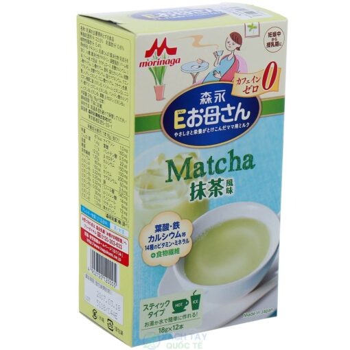 Sữa bà bầu Morinaga vị trà xanh Matcha 216g