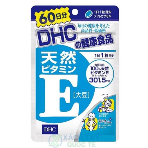 Viên uống bổ sung Vitamin E DHC (60 viên/60 ngày)