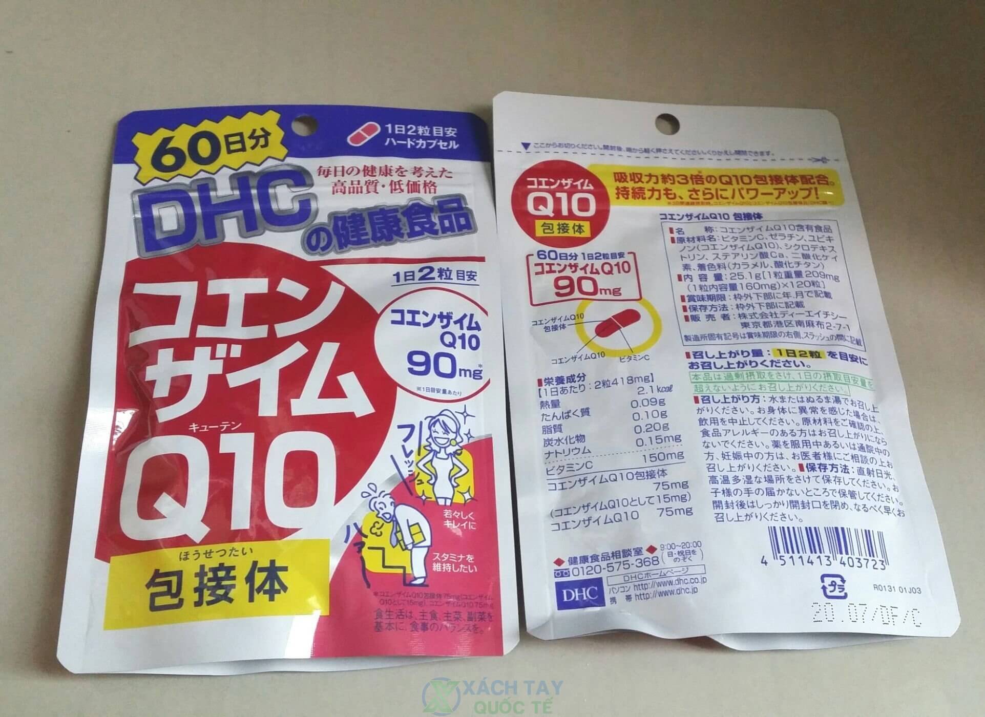 Viên uống coenzyme Q10 DHC Nhật Bản
