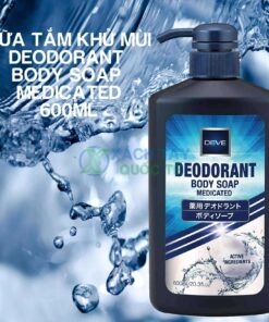 Deodorant Body Soap Sữa tắm khử mùi cơ thể Deve cho nam 600ml