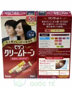 Thuốc nhuộm tóc Bigen Cream Tone thảo dược Nhật Bản