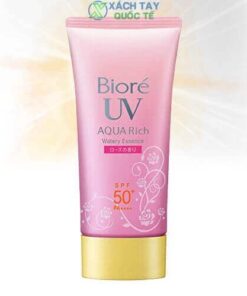 Kem chống nắng Biore UV Aqua Rich Watery Essence hoa hồng mới
