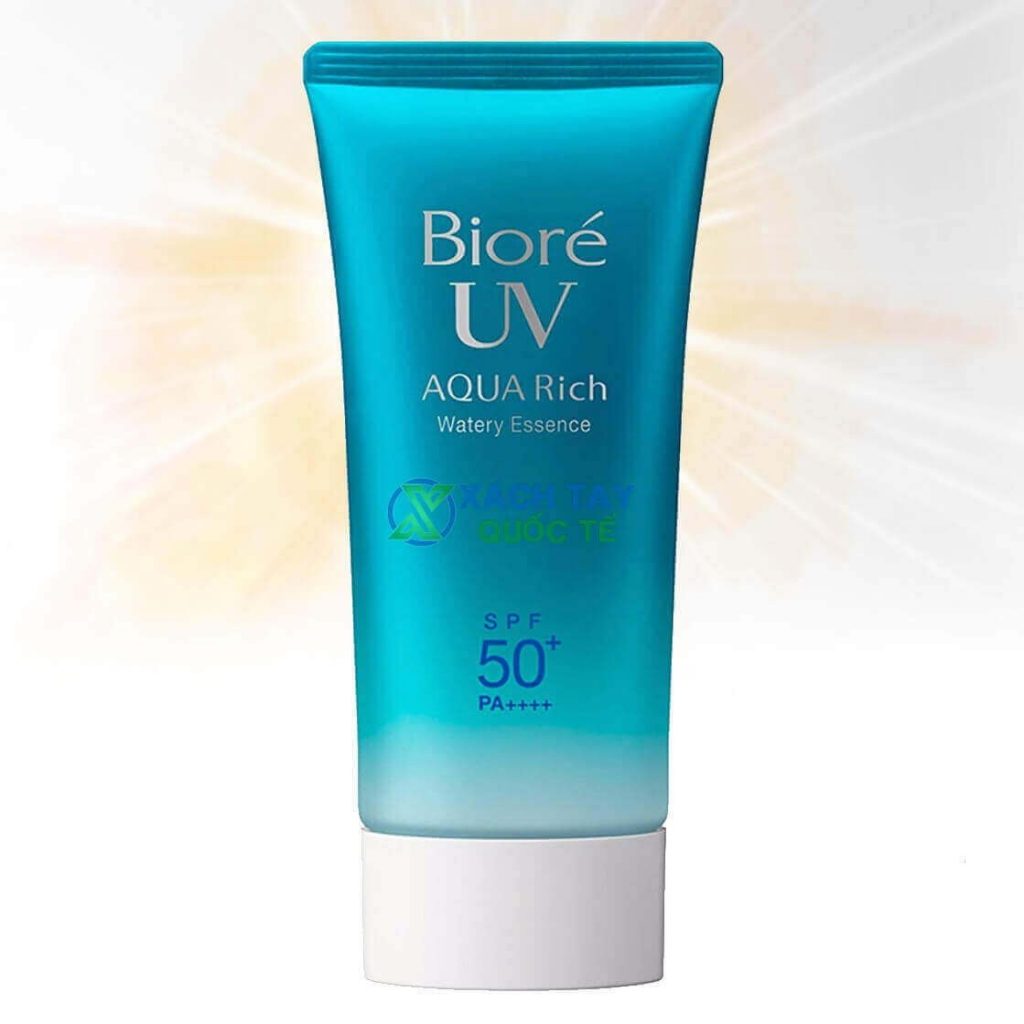 Kem chống nắng Biore UV Aqua Rich Watery Essence màu xanh dương