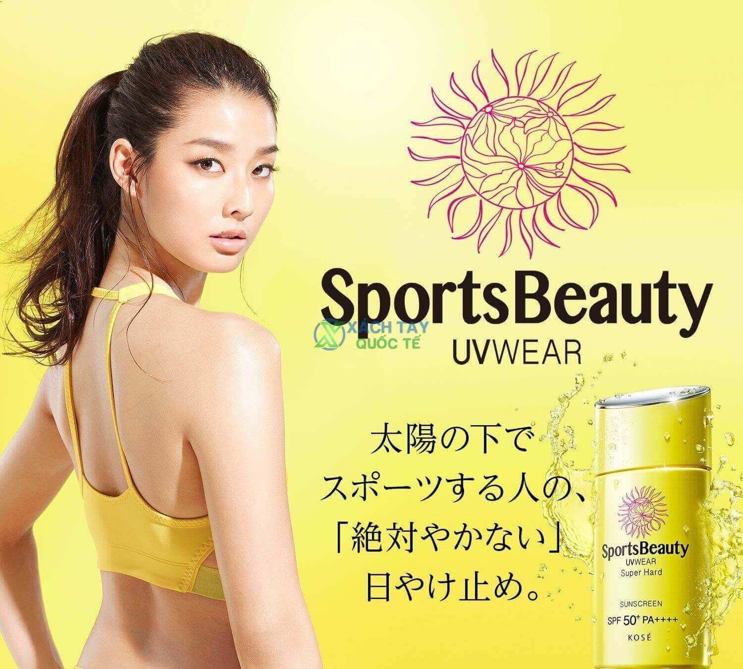 Kem chống nắng Kose Sports Beauty UVWear SPF 50+/PA++++ 50ml