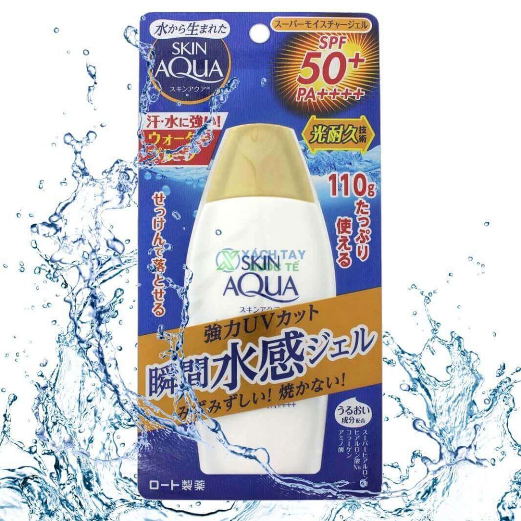 Kem Chống Nắng Rohto Skin Aqua UV Super Moisture Gel 110g