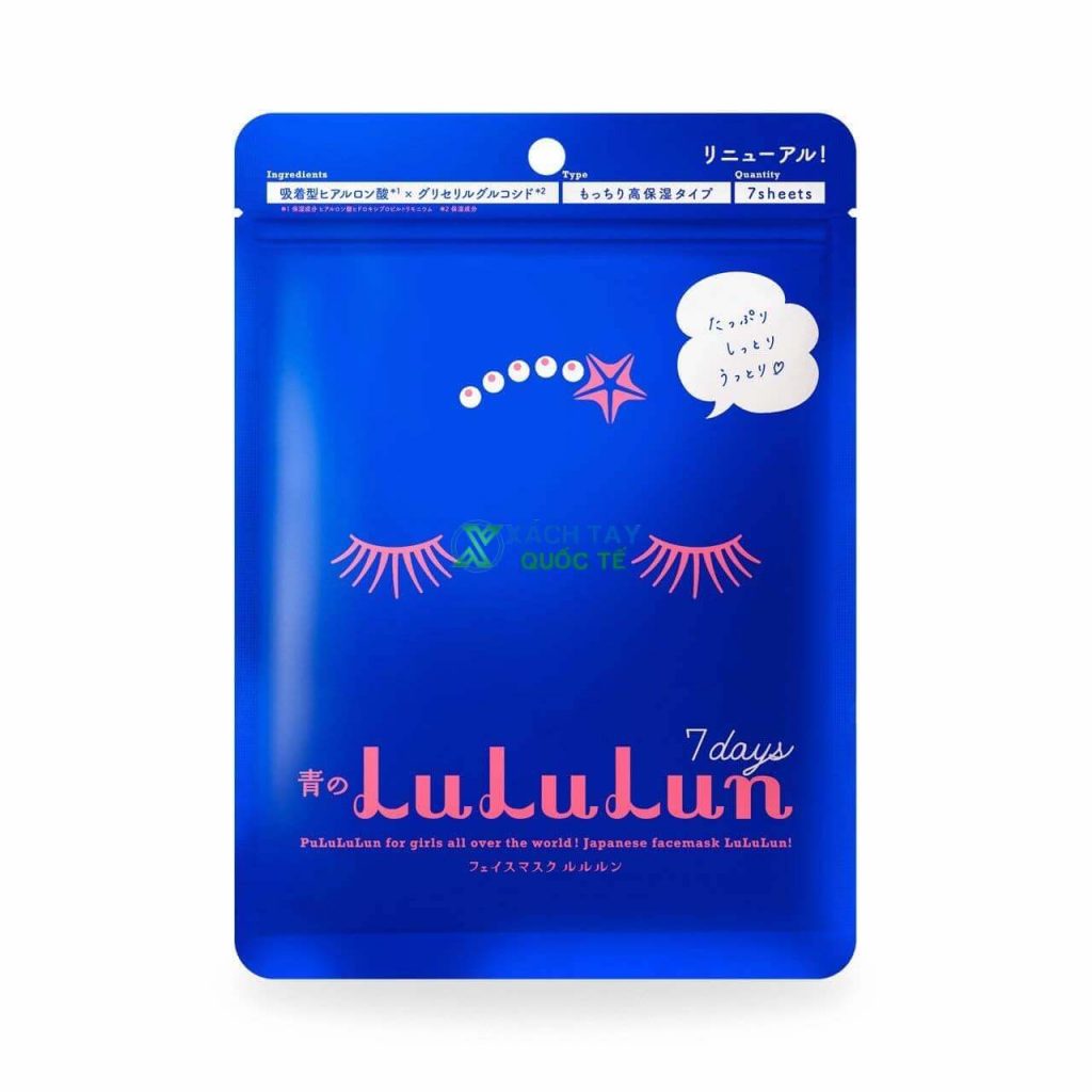 Mặt nạ LuLuLun Blue Mask Heavy Moisturizing - dưỡng ẩm sâu