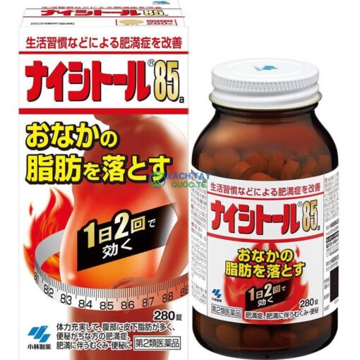 Thuốc uống giảm mỡ bụng Naishituro 85 Kobayashi