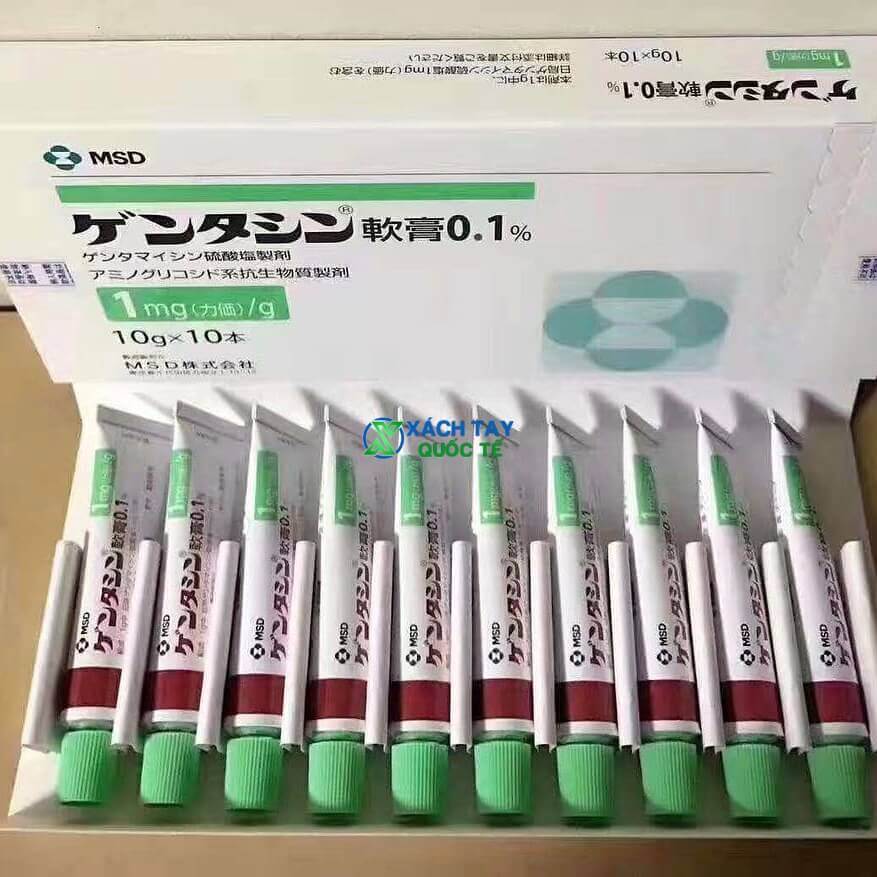 Kem bôi sẹo Gentacin MSD Nhật Bản 10g